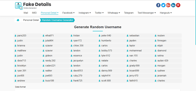 TWITTER USERNAME GENERATOR