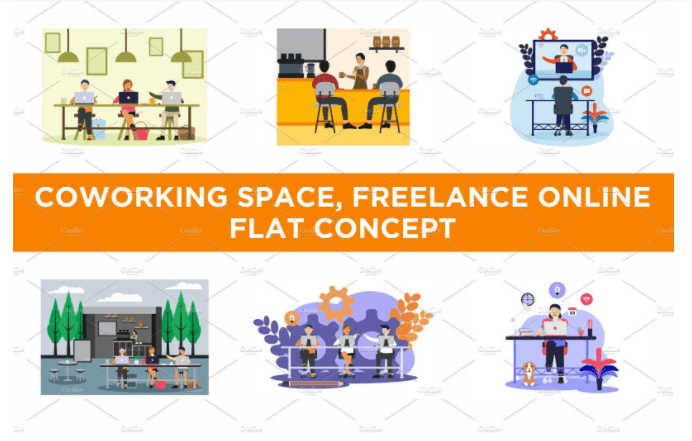 What is the idea of Coworking Space?