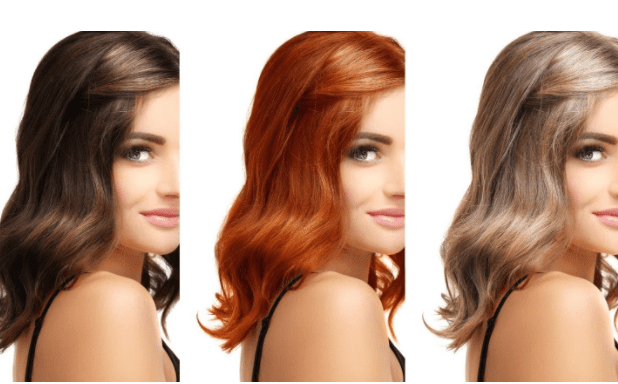 Method for determining skin color and hair color