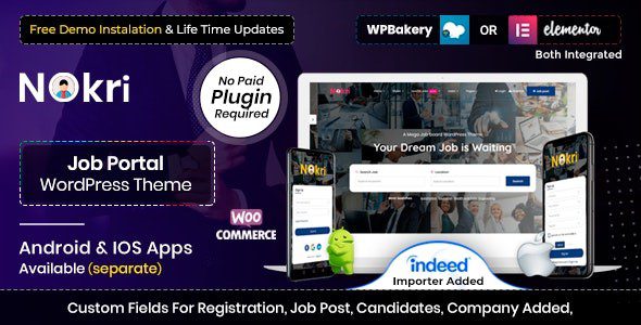 Job Board WordPress Theme Free Download