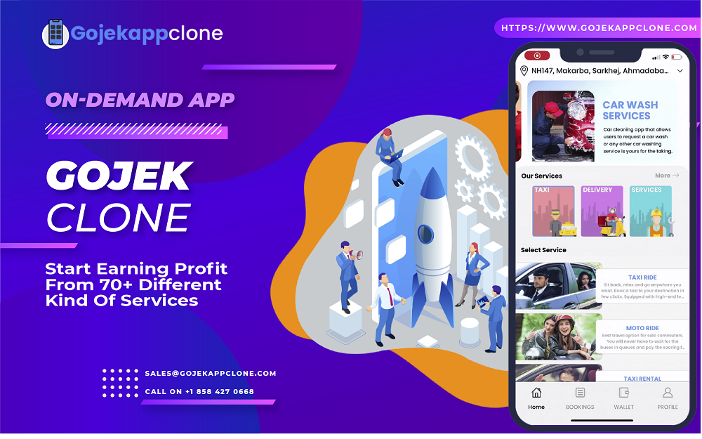 Gojek Clone: Fastest app for fastest results In On Demand Multi Service Business