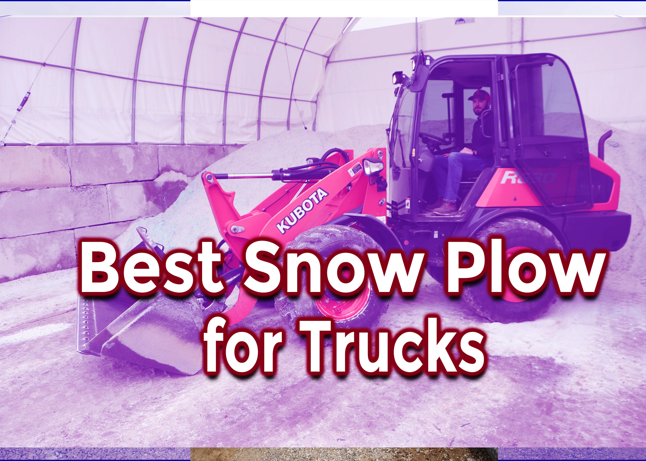 heavy-duty snow plowing