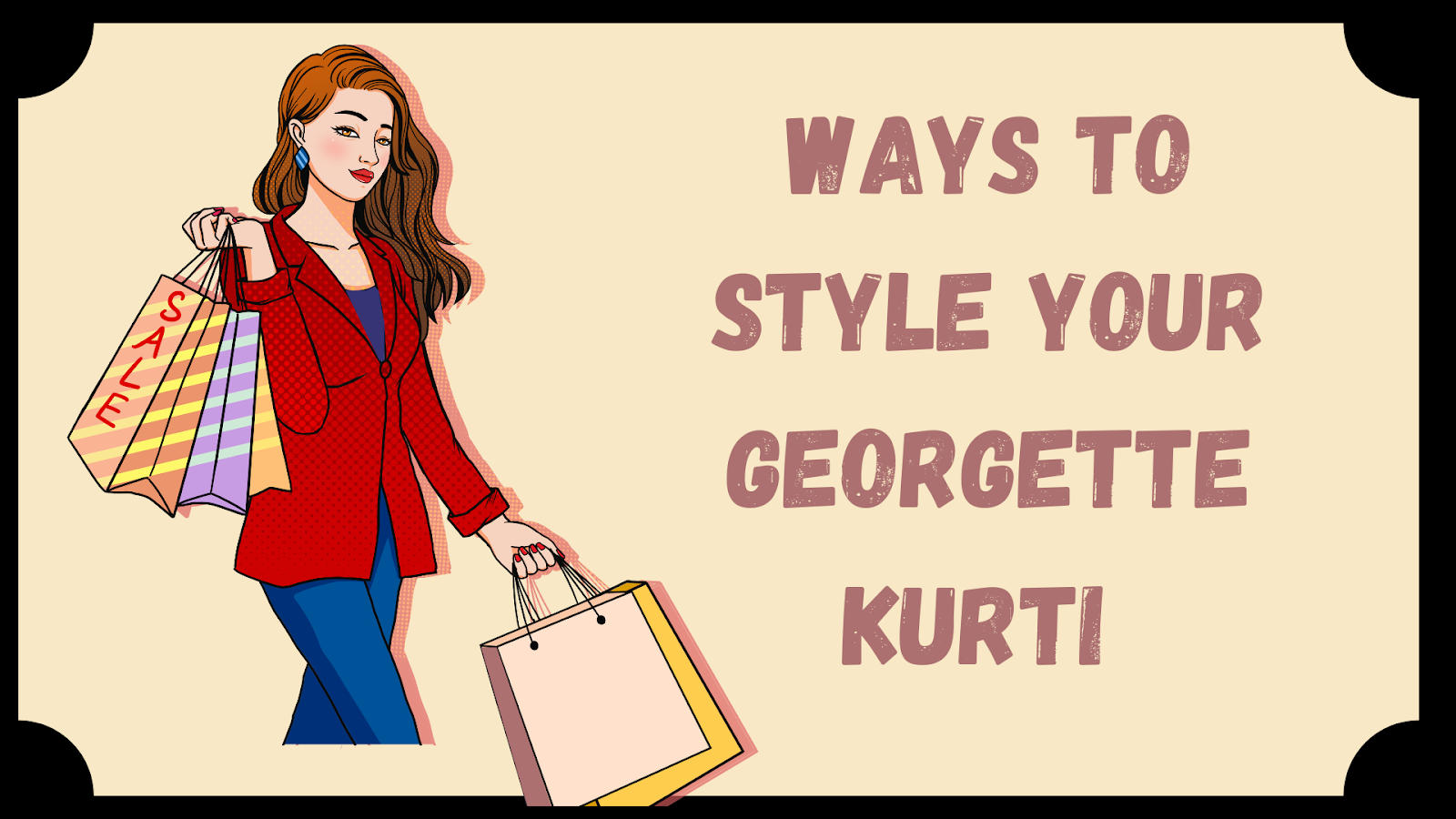 Ways To Style Your Georgette Kurti