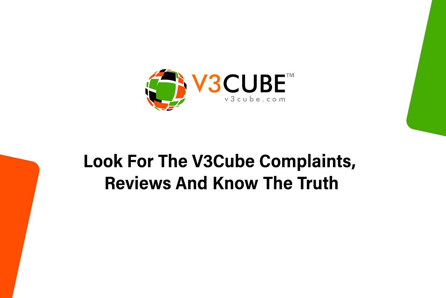 V3Cube Complaints, Reviews