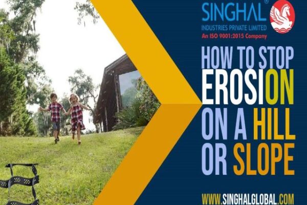 how to stop erosion on hill or slope