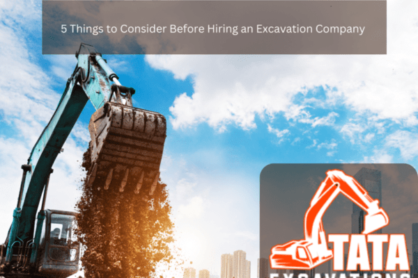 hiring excavation company