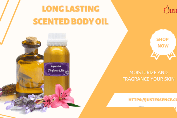 long-lasting scented body oil