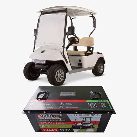 lithium iron golf cart battery