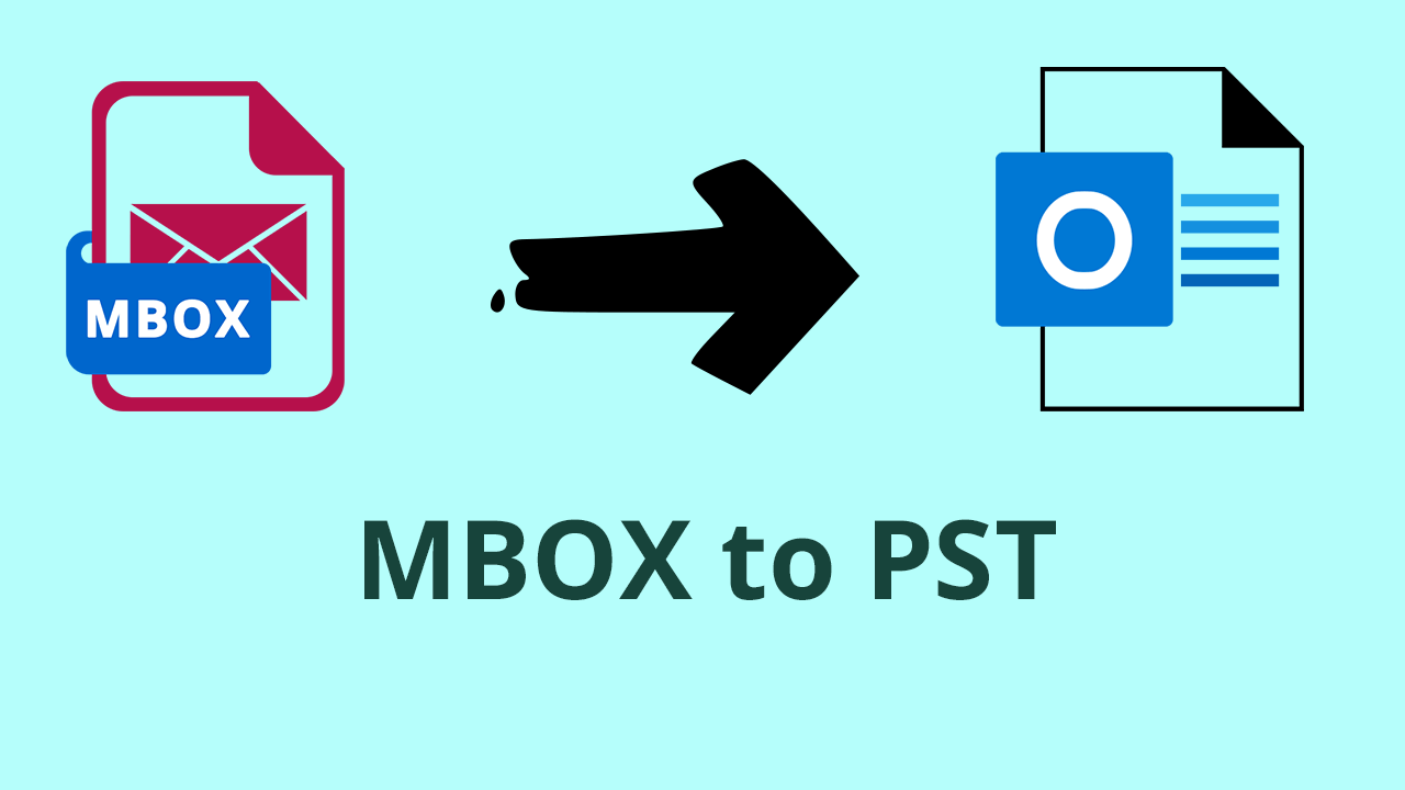 mbox emails to pst