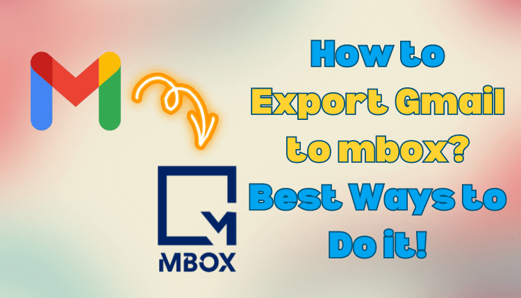 Export gmail emails to mbox
