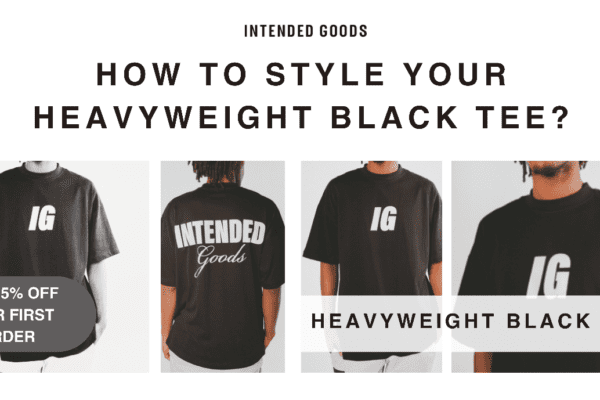 heavyweight black tee