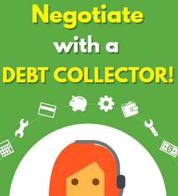 negotiate with debt collectors