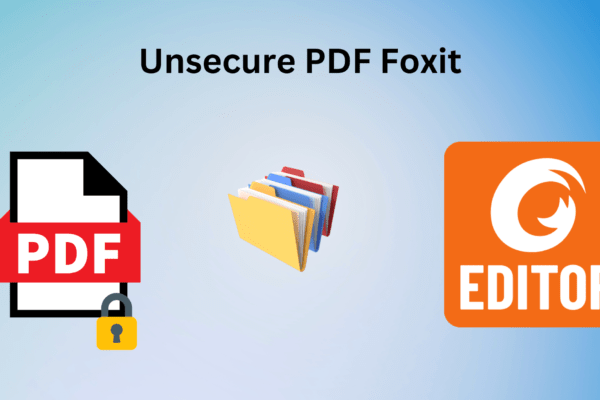 Unsecure PDF Foxit