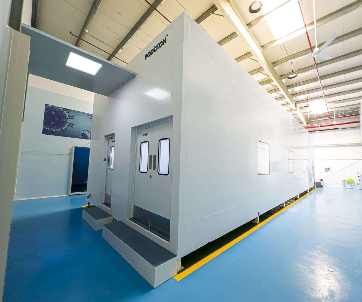 prefabricated cleanroom pods