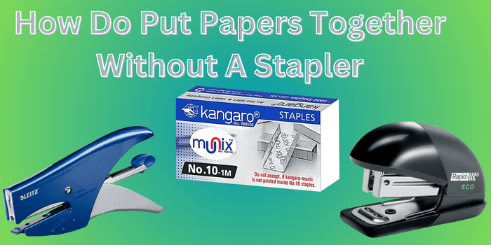 put papers together